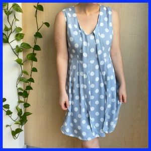 Tulle Blue Polka Dot Dress